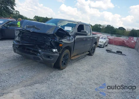 2020 Ram 1500 Big Horn 4X4 5'7 Box from USA, damaged, VIN 1C6SRFFT4LN312677